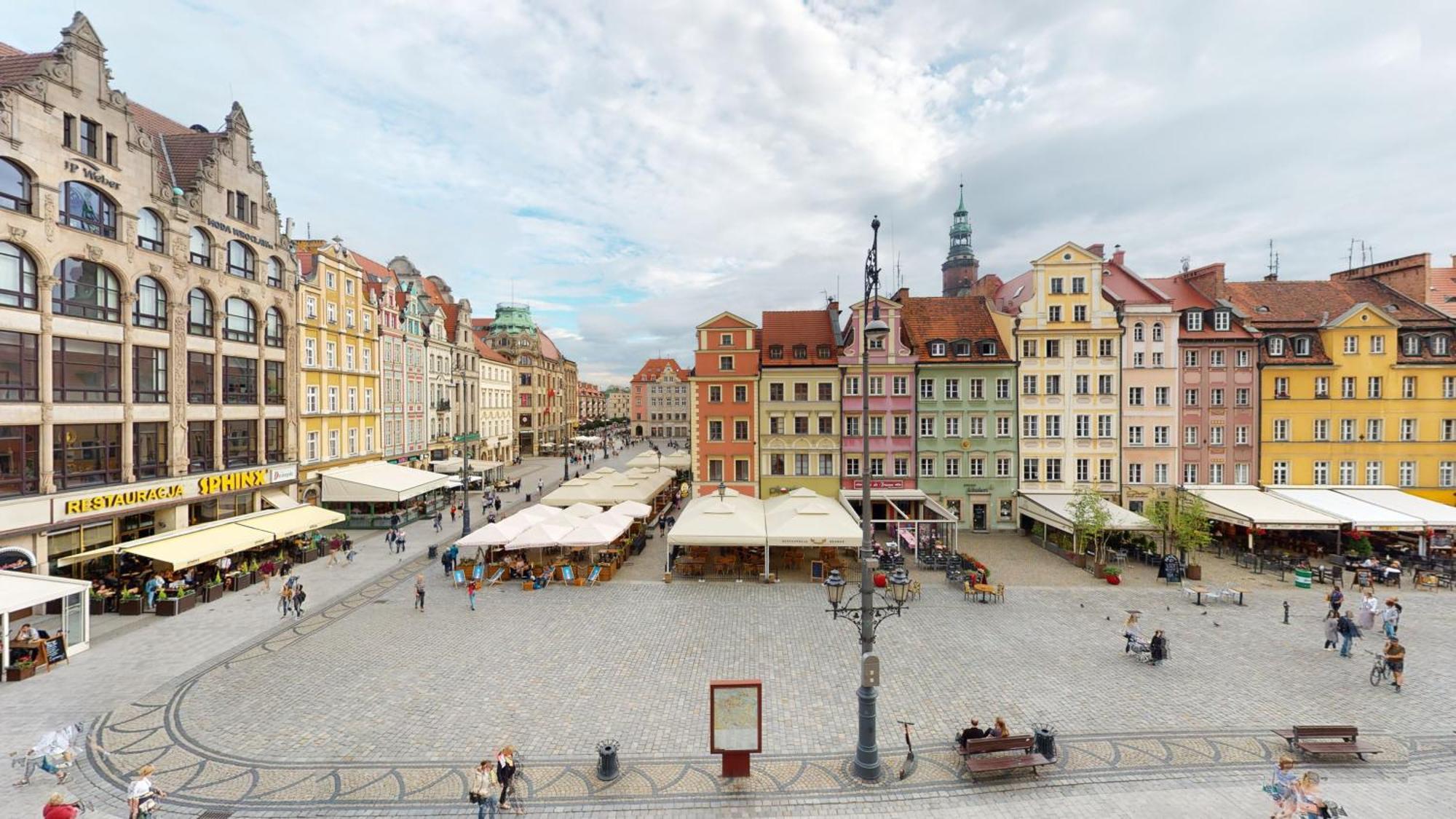 Widok Na Rynek Daire Wroclaw Dış mekan fotoğraf